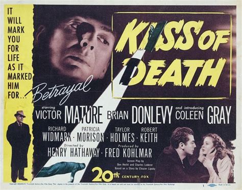 Kiss of Death : A Gripping Film Noir with Unexpected Twists and Turns Starring Victor Mature!